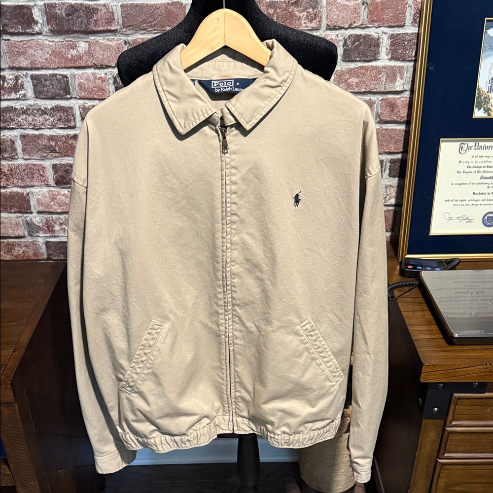 Polo by Ralph Lauren Men's Beige Lightweight Jacket